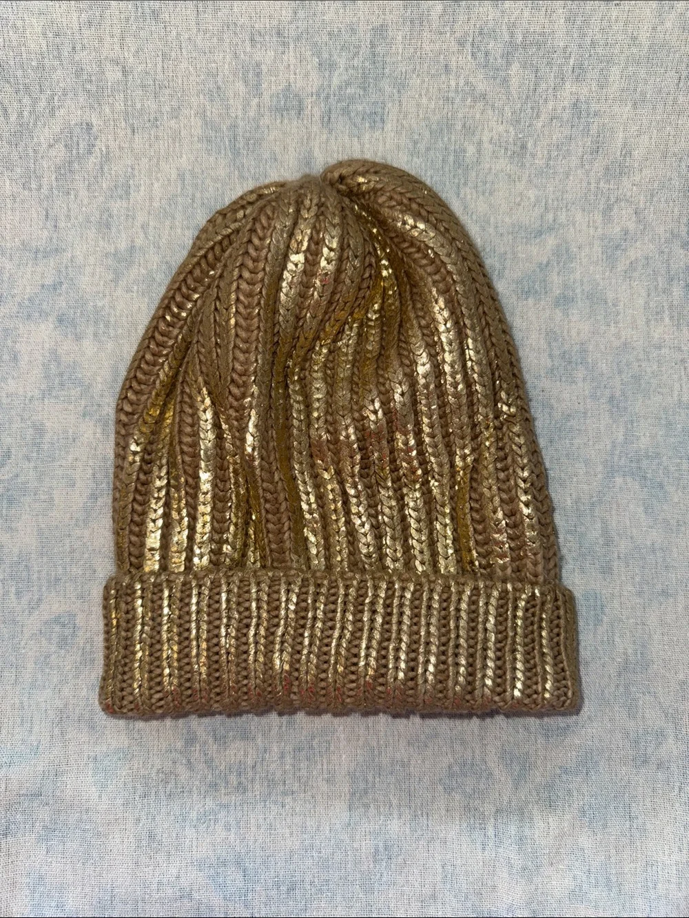 Tuckernuck Gold Metallic Winter Hat